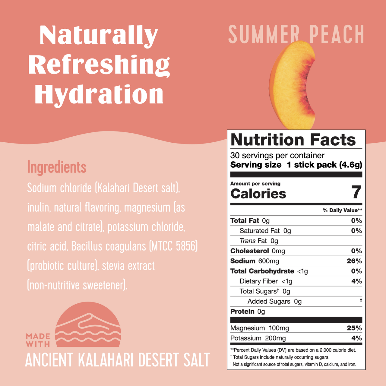 SaltWTR - Gut Support (Summer Peach)