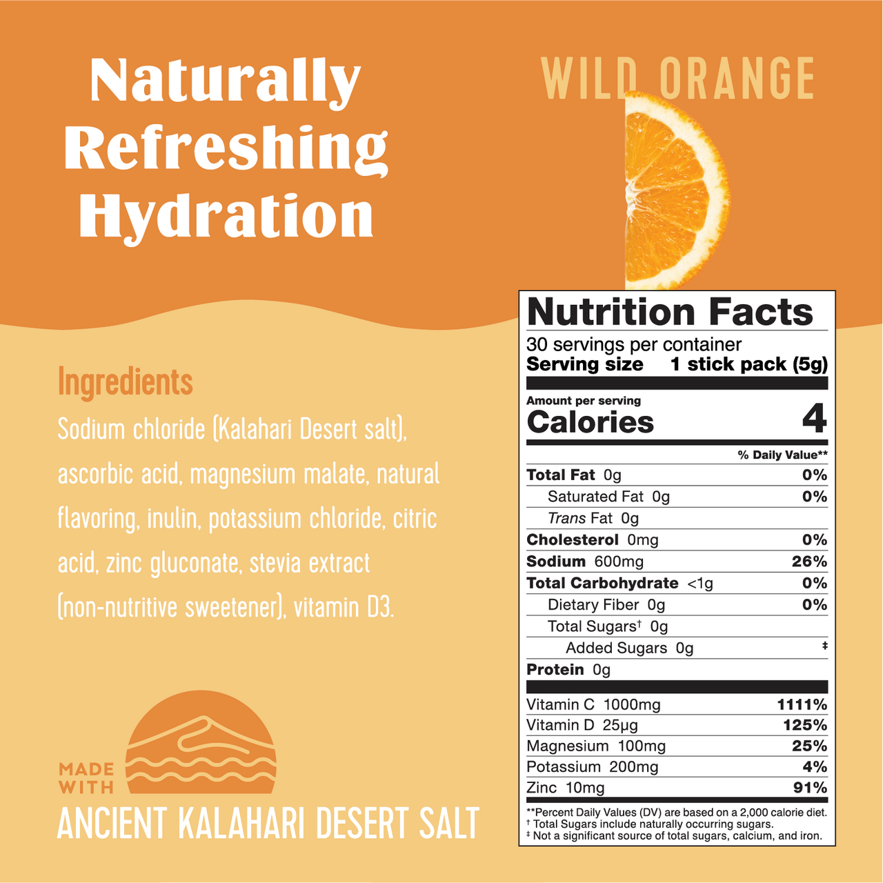 SaltWTR - Immune Support (Wild Orange)